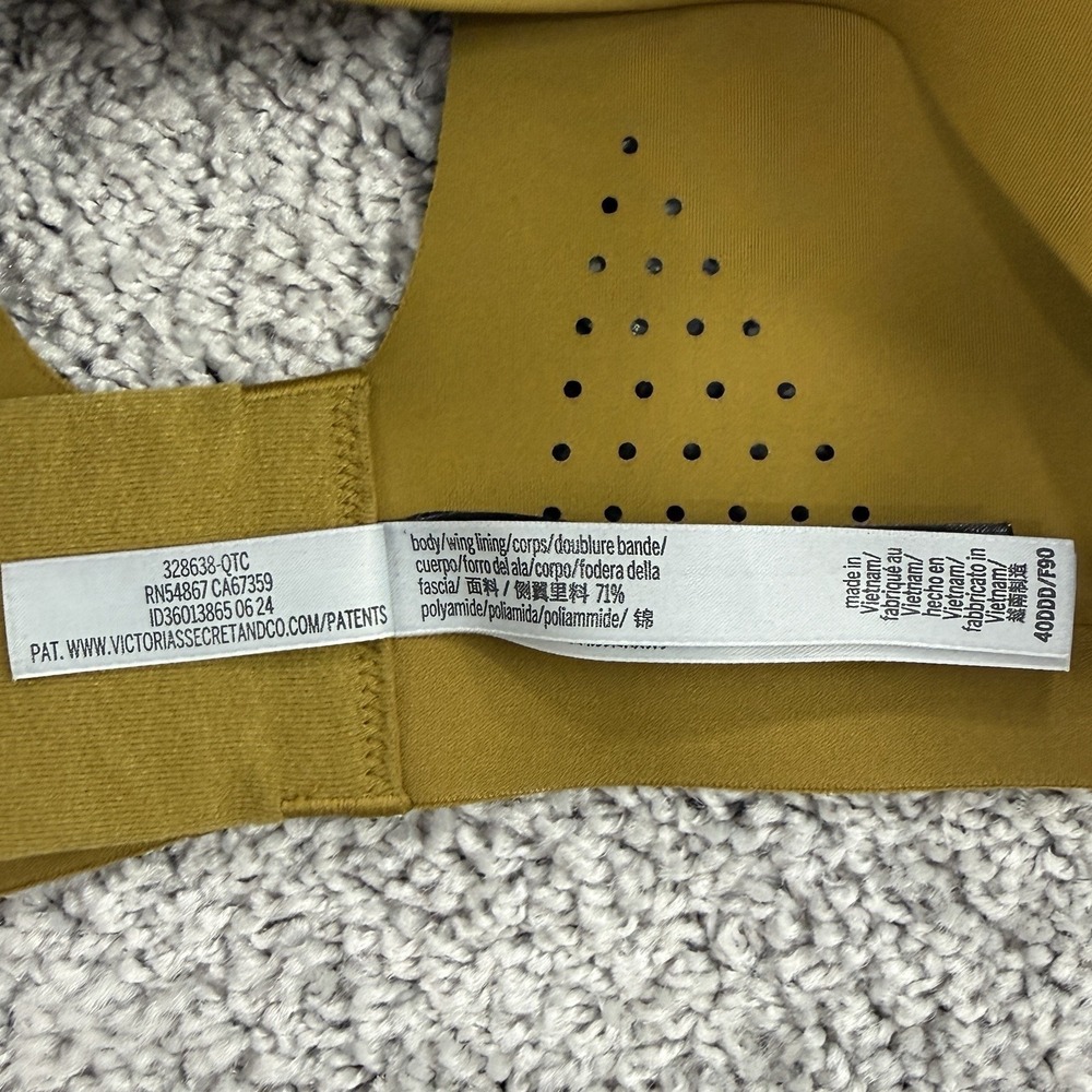 Victorias‎ Secret VSX Featherweight Max Sports Bra 40DDD Fern Workout Gym Run - Picture 11 of 12